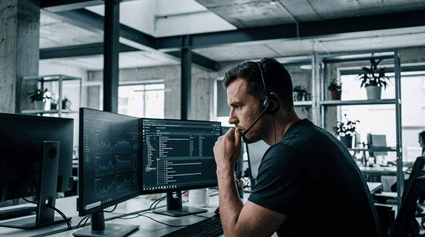 Sales leader reviewing different sales calls using Parlay's web platform dashboard to find and target area of improvement