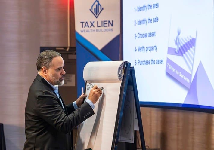 Tax Lien Wealth Builders sales training session